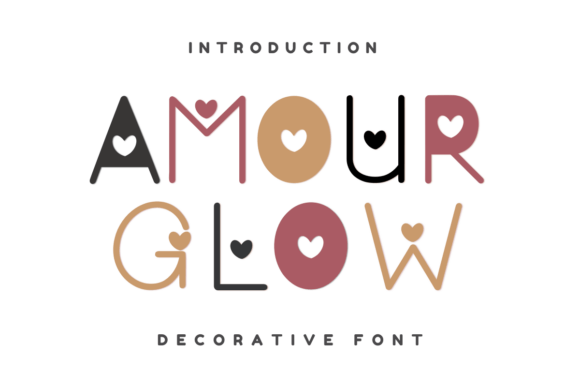 Amour Glow: A Font That Adds Warmth to Your Editorial Design