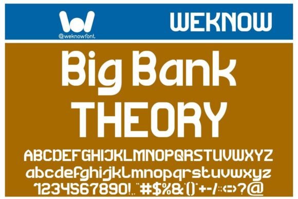 Big Bank Theory: A Playful Sans Serif Font for Web Design