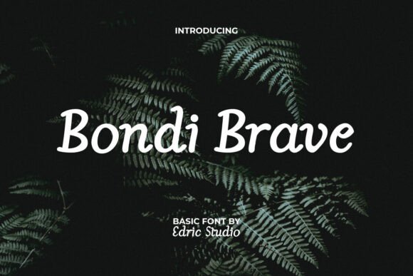 Bondi Brave Font for Handmade Creations