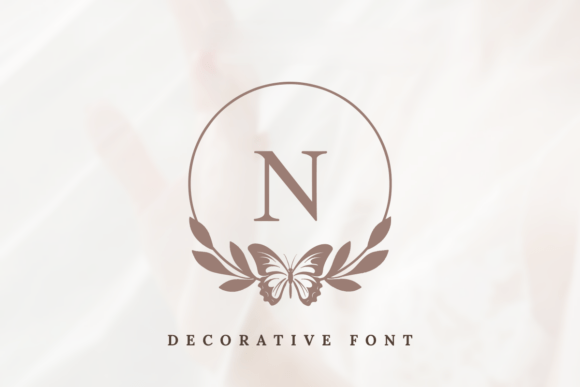 Butterleaf Monogram: A Handwritten Font for Creative Projects