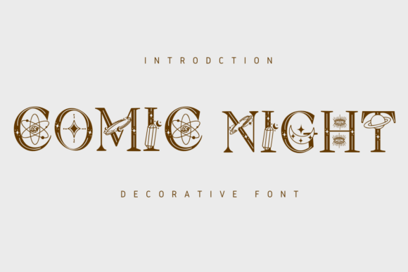 Comic Night Font for Branding and Design