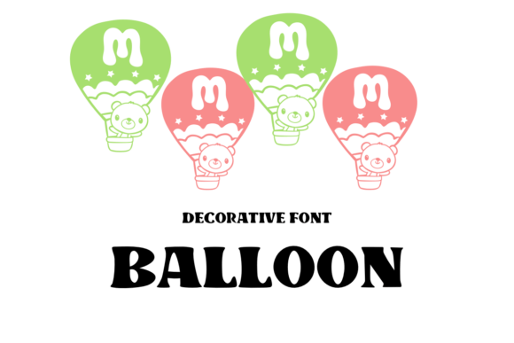 Cute Balloon Font for Business Branding