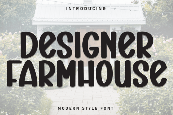 Designer Farmhouse Font for Authentic Branding