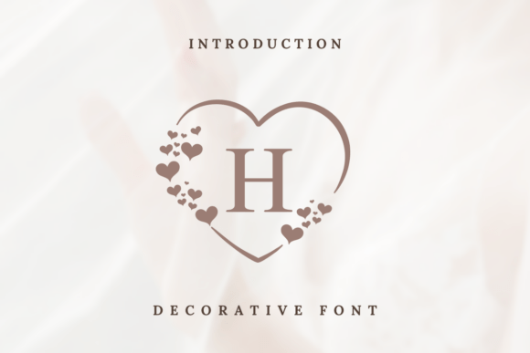 Enhance Your Brand with the Lovely Heart Monogram Font