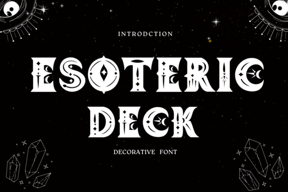 Esoteric Deck: A Decorative Font for Creative Campaigns