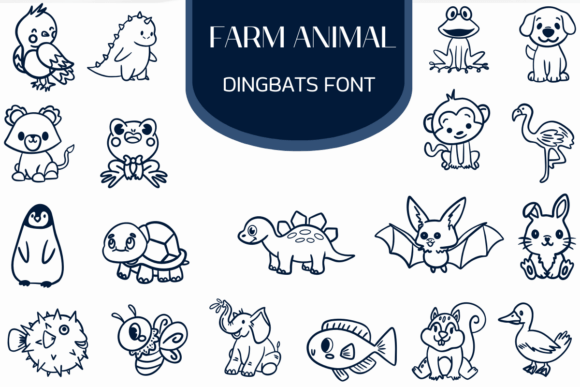 Farm Animal Font for Campaign Creatives