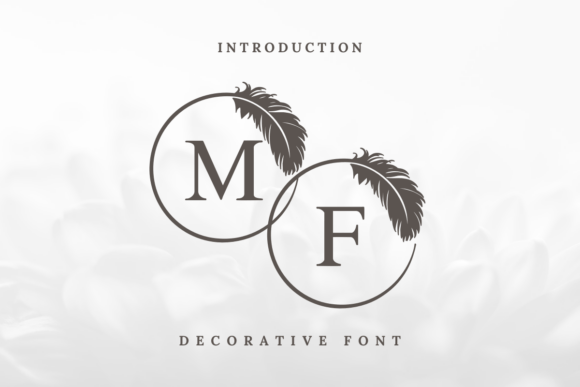 Feather Monogram: A Timeless Font for Crafters and Designers