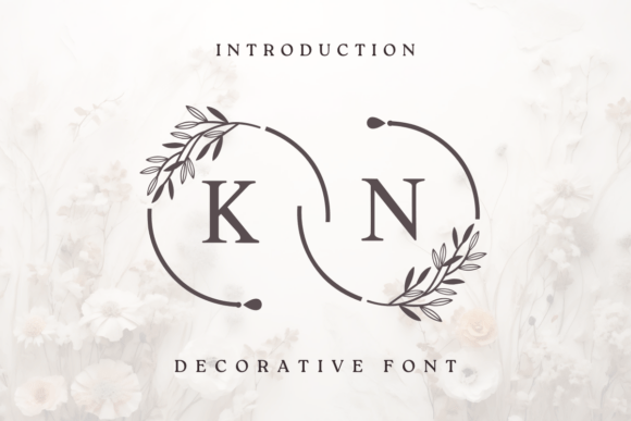 Floralframe Monogram: A Decorative Font for Impactful Campaigns