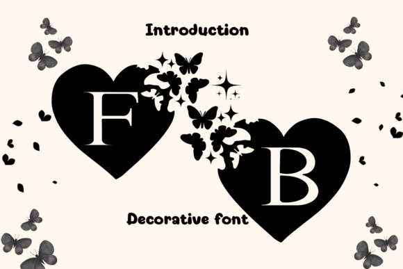 Flying Butterfly Font for Web Design
