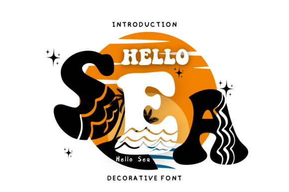 Hello Sea: A Decorative Font for Web Design