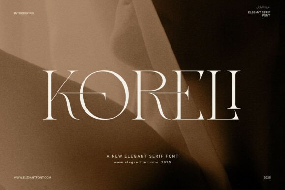 Koreli: A Modern Serif Font for Timeless Editorial Design
