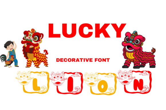 Lucky Lion: A Decorative Font for Web Design