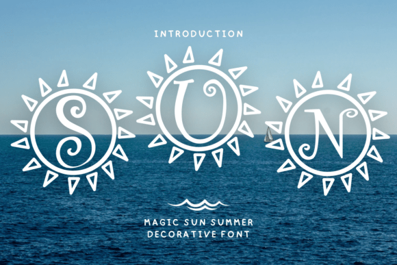 Magic Sun Summer Font for Creative Projects
