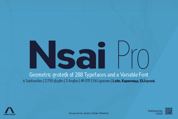 Nsaipro Wide: A Modern Sans Serif Font for Bold Branding