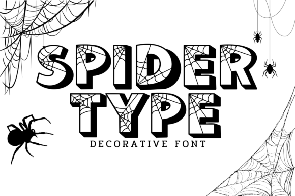 Spider Type: A Playful Font for Spooky Branding