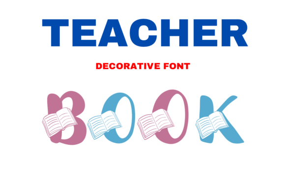 Teacher Book Font for Engaging Visual Content