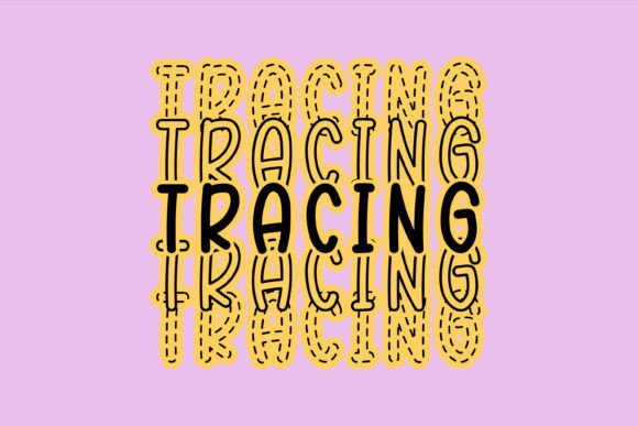 Tracingalphabet Stacked for Handmade Creations