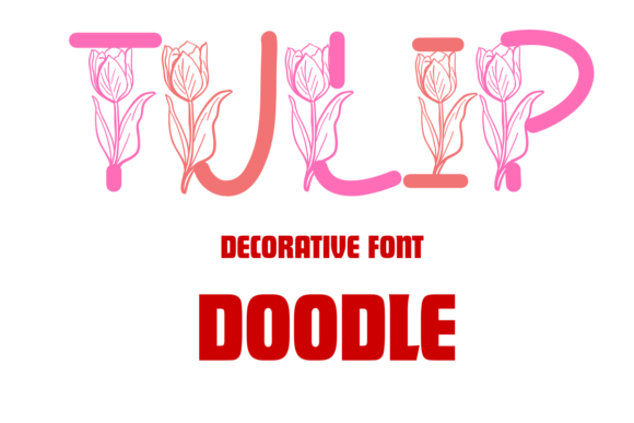 Tulip Doodle: A Decorative Font for Web Design